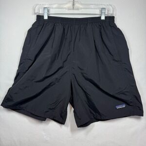 Patagonia Baggies Athletic Shorts Nylon Running Casual Black Mens Size‎ Small